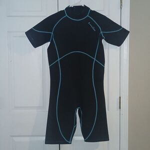 Omgear 3mm short wetsuit Thermal  Snorkel Suit for Snorkeling Scuba diving Sz L